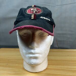 Logo Athletics Baseball Cap Hat One Size Fits Black San Francisco 49ers